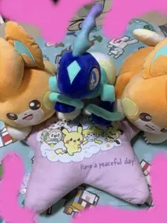 美品】 ポケモン カビゴン 特大 寝姿 ぬいぐるみ クッション 150cm