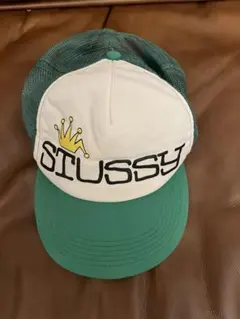 stussy オールドステューシー メッシュキャップ 緑／黄色 - メルカリ