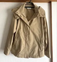 PLST プラステ　ポリエステルツイルマウンテンパーカー　ベージュ　S
