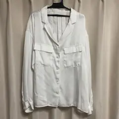 mystery woman 060002stホワイト 長袖 シャツ Fサイズ
