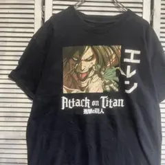 Attack on Titan エレン Tシャツ ブラック L
