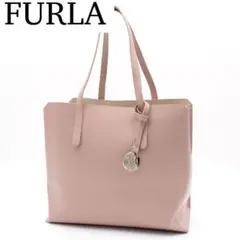【極美品】FURLA サリー トートバッグ セミショルダー レザー ピンク系