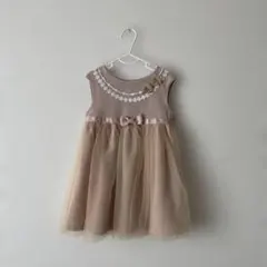ベージュ系ワンピース サイズ90