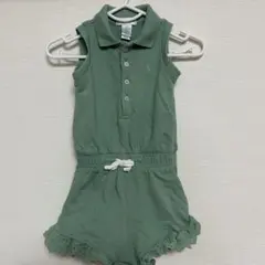 ラルフローレン　ロンパース　グリーン