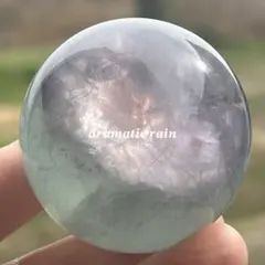 ユニコーンフローライト スフィア 天然石 置物 - メルカリ