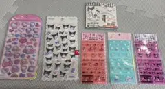 み*ー様 未開封　サンリオ　コットンパフィー　おはじきシール　タイルシール　ふわ