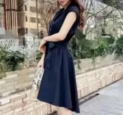 美品　ミシェルマカロン　♡前ボタンワンピース　sサイズ　ミニワンピ