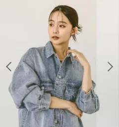 goodデニムやわらかジャケット short