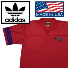 adidas アディダス 90'S メッシュ Tシャツ M 赤 USA製