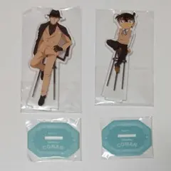 名探偵コナン　セガラッキーくじ　アクリルスタンド　江戸川コナン&赤井秀一