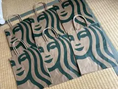 Starbucks スターバックス ショッパー 紙袋 5枚セット新品未使用のサムネイル