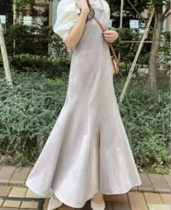 新品未使用　GRL グレイル　♡ フロントスリットマーメイドキャミワンピース