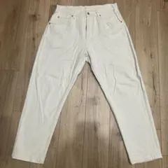 INHERAT ホワイトジーンズ　 L