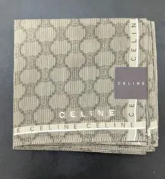 CELINE セリーヌ マカダム柄 ハンカチ 新品