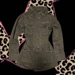 y2k 00 平成 ギャル archive military jacket
