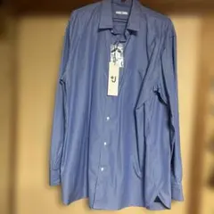 UNIQLOユニクロ+J ブロードシャツ ブルーストライプL　ジルサンダーのサムネイル