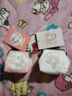 ちりめんがま口マイメロディ　サンリオキャラクターズ セット