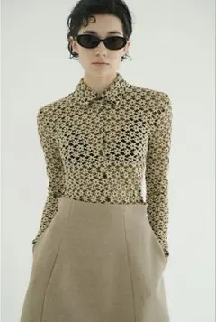 CLANE 3D FLOWER LACE SHIRT 1のサムネイル