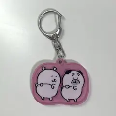 ナガノくま パグさん キーホルダーのサムネイル