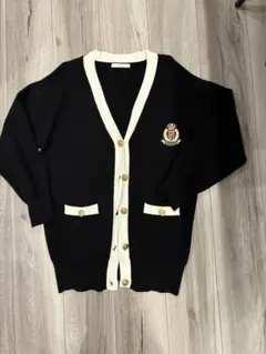 FENNEL ニットカーディガン 黒と白