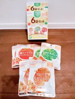ピジョン ベビーフード 12ヶ月頃〜 6袋セット3種類 新品未開封のサムネイル