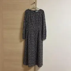 NATURAL BEAUTY BASIC 花柄ロングワンピース
