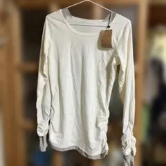未使用 重ね着風 長袖カットソー M