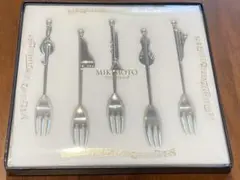 【新品未使用】MIKIMOTO 音楽モチーフ フォーク 5本セットのサムネイル