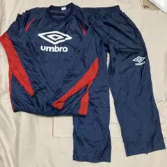 umbro ピステ上下セット L ネイビー/レッド