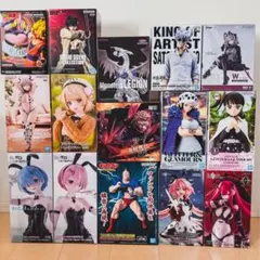 新作プライズフィギュア15点まとめ売りドラゴンボール　ワンピース　鬼滅しぐれうい