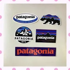 【新品】 Patagonia パタゴニア ステッカー (５枚) アウトドアのサムネイル