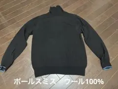 コ*ウ様 PAUL SMITH ウール100% ブラックニット M