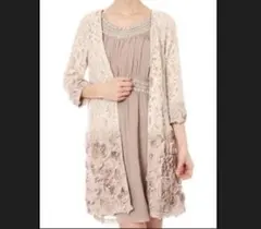 【定価48000円】グレースコンチネンタル　立体フラワーレースカーディガン