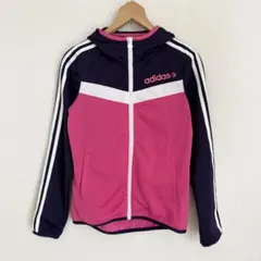 【adidas】フルジップ フード付きジャージ