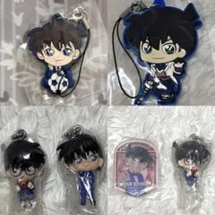 名探偵コナン ストラップ 江戸川コナン 工藤新一 6点セット ハイウェイの堕天使