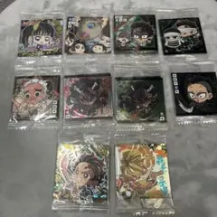 鬼滅の刃ディフォルメシールウエハース其ノ十 ノーマル、レア、極レア、復刻セット