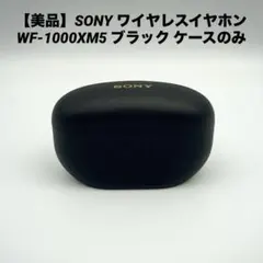 【美品】SONY ワイヤレスイヤホン WF-1000XM5 ブラック ケースのみ