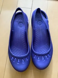 crocs クロックス マリンディ　フラットサンダル W6 紫色のサムネイル