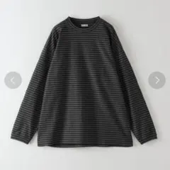 Steven Alan オーガニックコットン ボーダー ロングスリーブ Tシャツのサムネイル