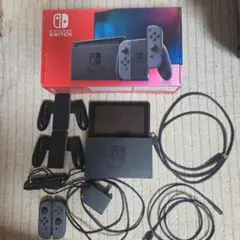 Nintendo Switch 本体 グレー 付属品あり