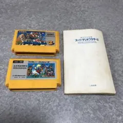 ジャンク品　ファミコンソフト　スーパーマリオブラザーズ&3 、裏ワザ大全集