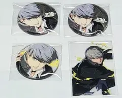 ペルソナ4 主人公 鳴上悠 FIFSイラスト展 缶バッジ 5点 - メルカリ