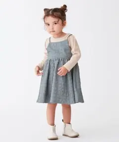 petit main 重ね着風ワンピース