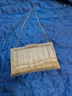 ビ−ズ刺繍バック　ビンテージ