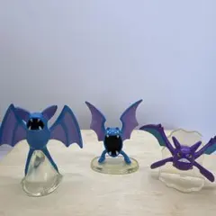 モンコレ　ポケモン　ゴルバット ズバット クロバット フィギュアセット