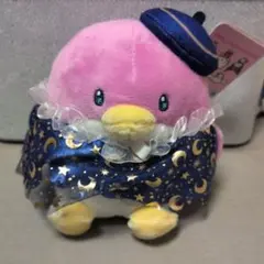 タキシードサム キラキラ夜空ちょいデカマスコット ピンク サンリオ ぬいぐるみのサムネイル