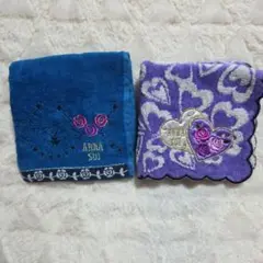 ANNA SUI 　タオルハンカチ　 2枚セット