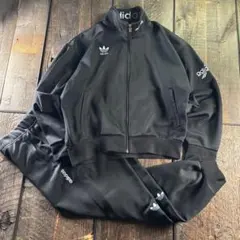 古着　90s アディダス　トレフォイル　トラックジャケット　パンツ　セットアップ