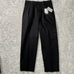 新品タグ付 PLST ストレッチツイル 2タックワイドパンツ ブラック Mのサムネイル