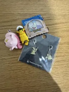 ポケモン キーホルダー 4点セット ピカチュウ ミミッキュ